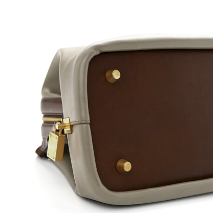 Celine Satin Calfskin Long Frame Doctor Bag Taupe 9 of 10