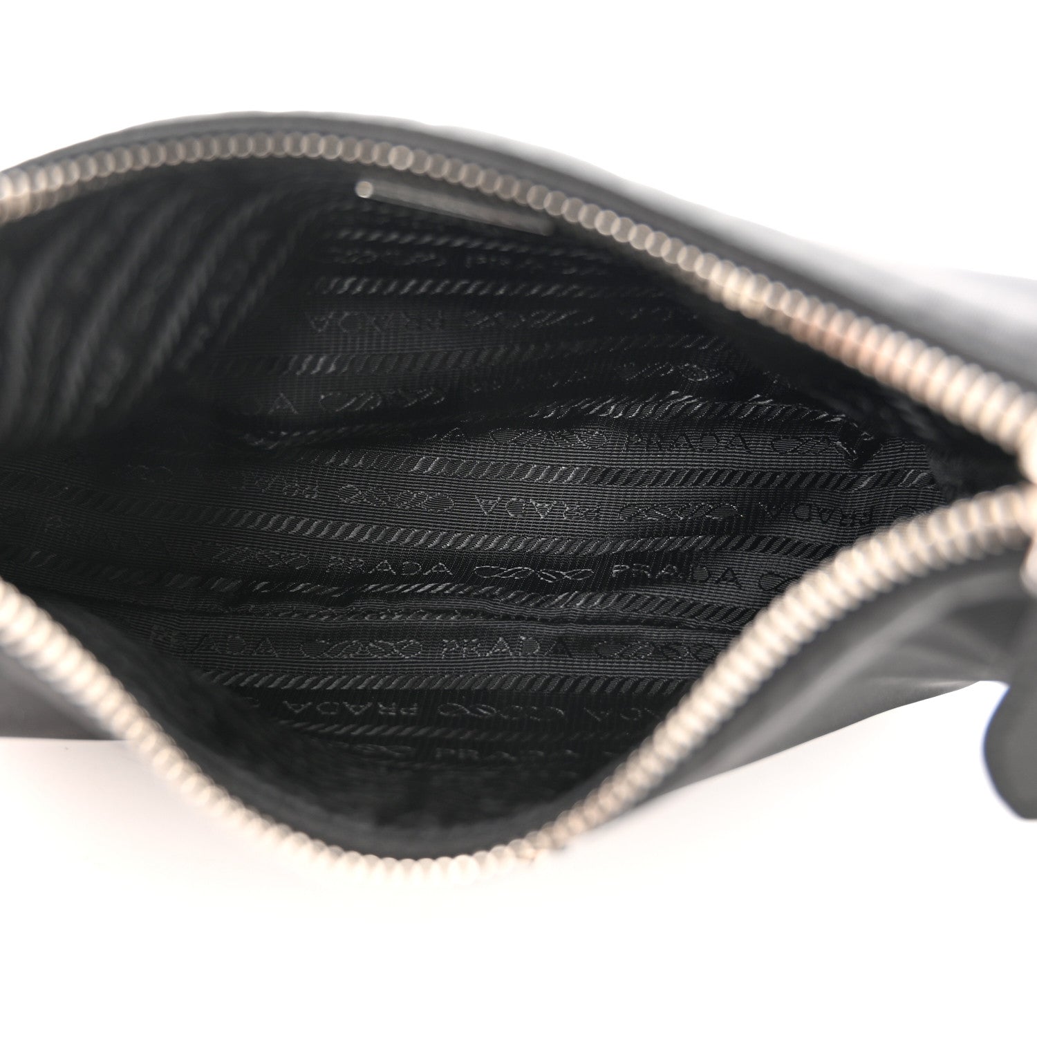 Prada Tessuto Nylon Saffiano Mini Re-Edition 2005 Bag Black 5 of 11