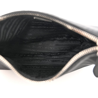 Prada Tessuto Nylon Saffiano Mini Re-Edition 2005 Bag Black 5 of 11