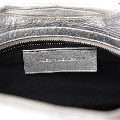 Balenciaga Laminated Agneau Classic Silver Hardware City Silver 6 of 11