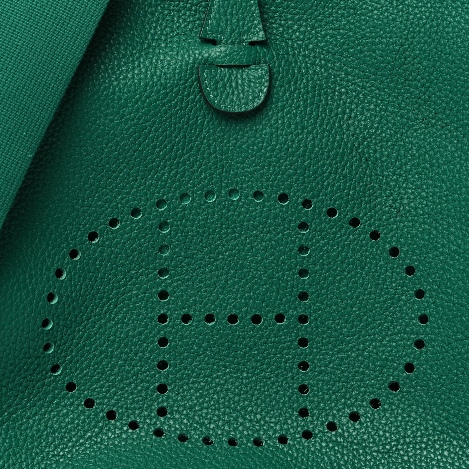 Hermes Taurillon Clemence Evelyne III PM Vert Vertigo 7 of 10