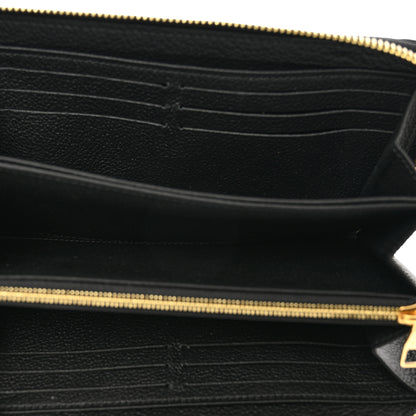Louis Vuitton Empreinte Zippy Wallet Black 5 of 7