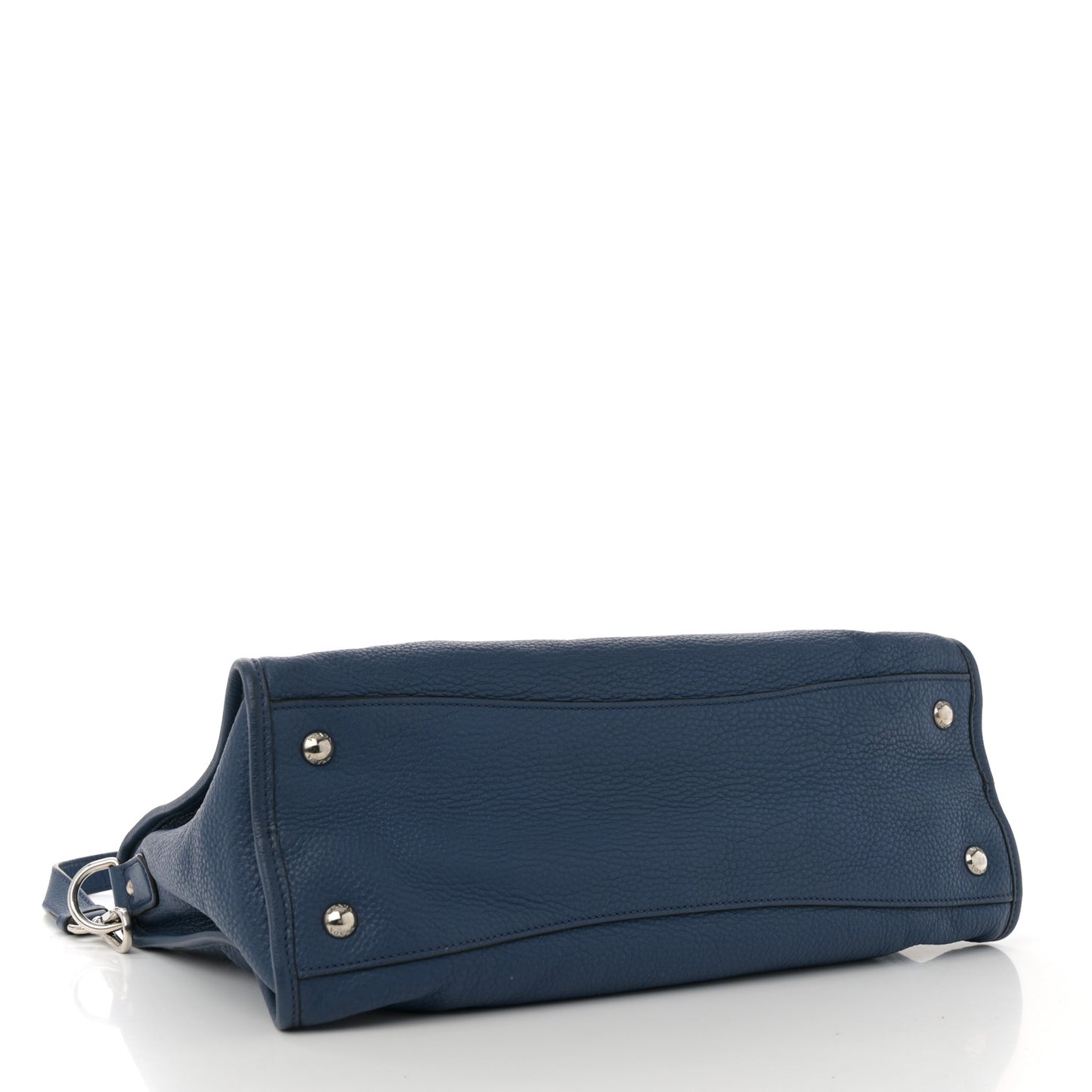 Vitello Daino Shopping Satchel Inchiostro