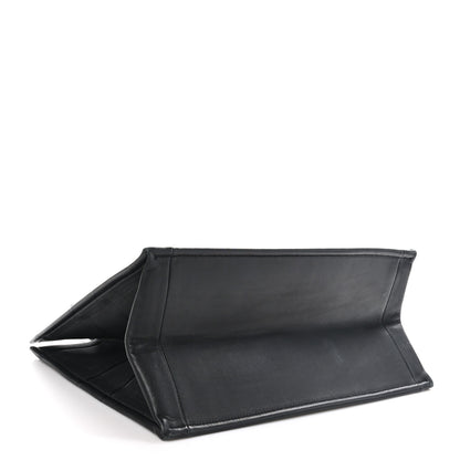 Christian Dior Calfskin Embossed Medium Book Tote Black 4 of 10