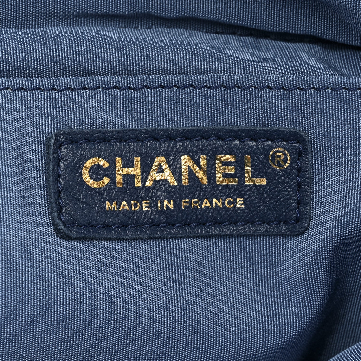 Chanel Denim Quilted Small Mood Bucket With Chain Blue Multicolor 6 of 9