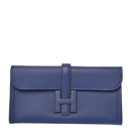 Hermes Swift Jige Elan 29 Clutch Bleu Saphir 1 of 10
