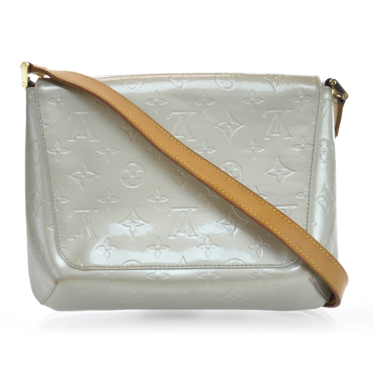 Louis Vuitton Vernis Thompson Street Silver 3 of 10