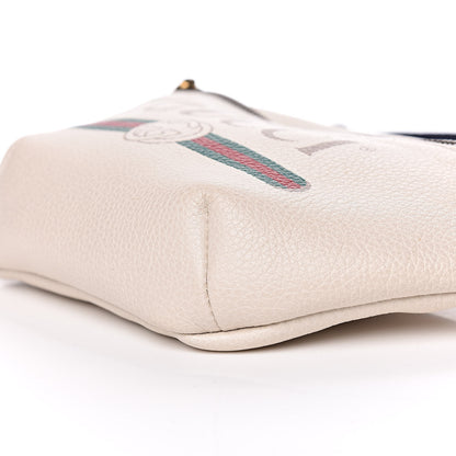 Gucci Grained Calfskin Small Logo Belt Bag White 12 of 12