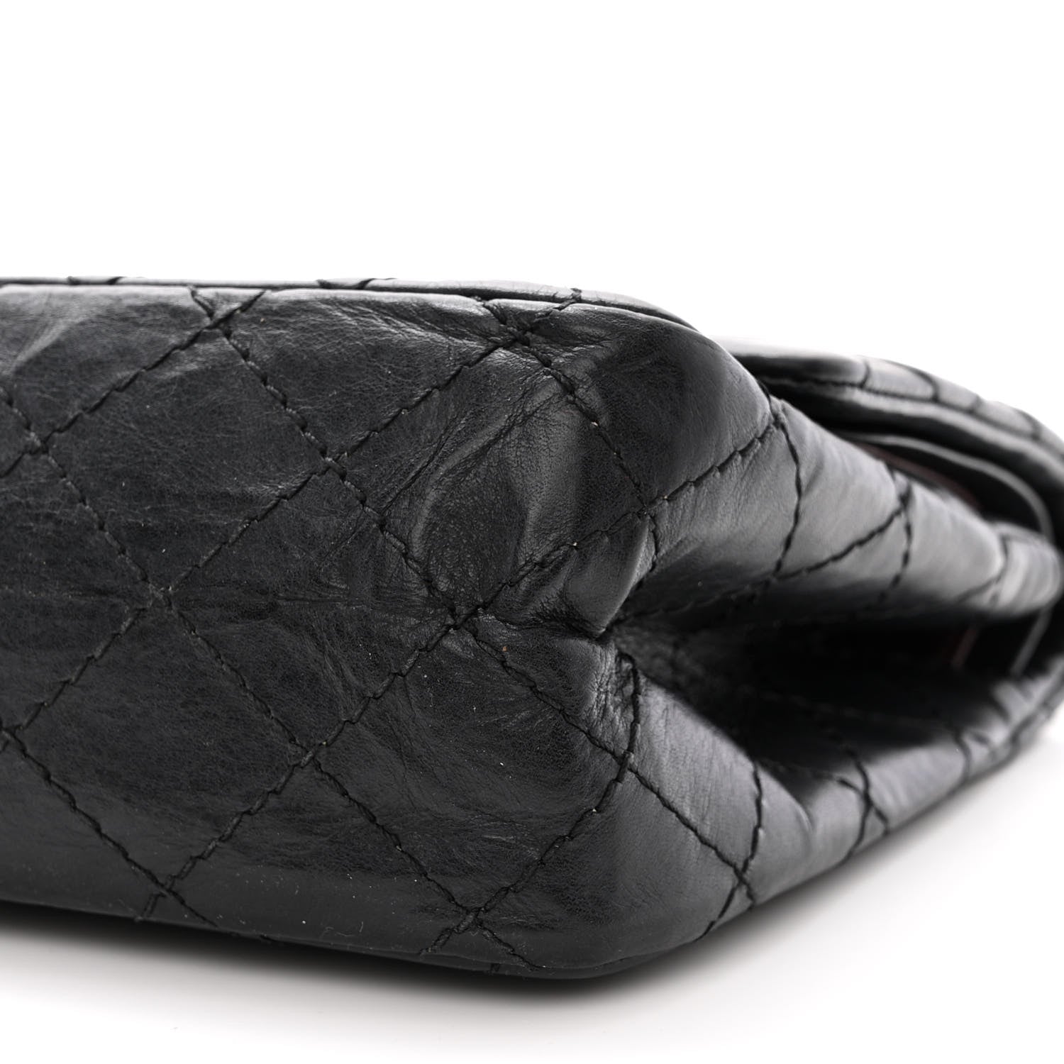 Chanel Aged Calfskin Quilted 2.55 Reissue 225 Flap Black 10 of 11