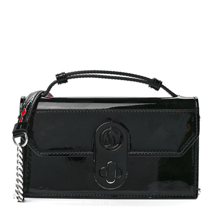 Christian Louboutin Patent Calfskin Mini Elisa Baguette Black 1 of 11