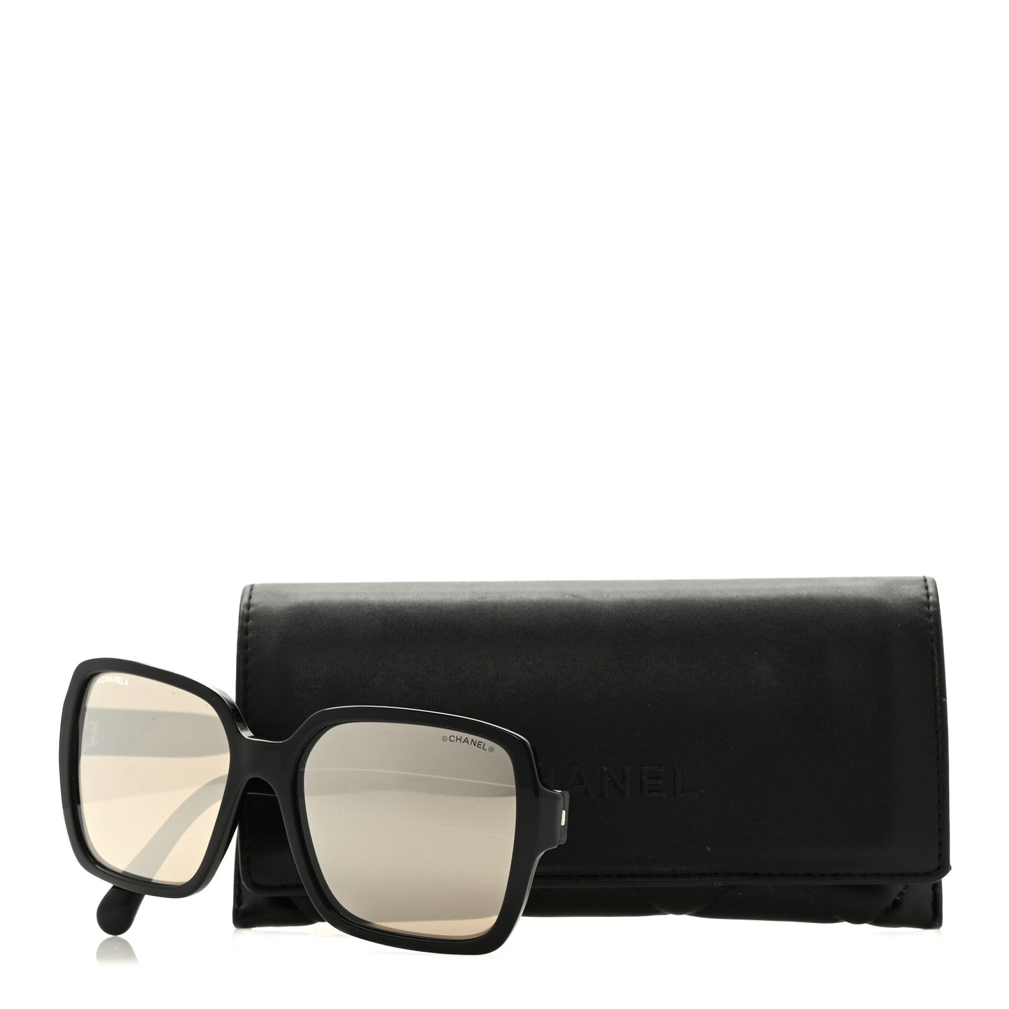 Acetate Square Sunglasses 5408 Black