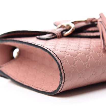 Gucci Microguccissima Mini Emily Shoulder Bag Soft Pink 6 of 10
