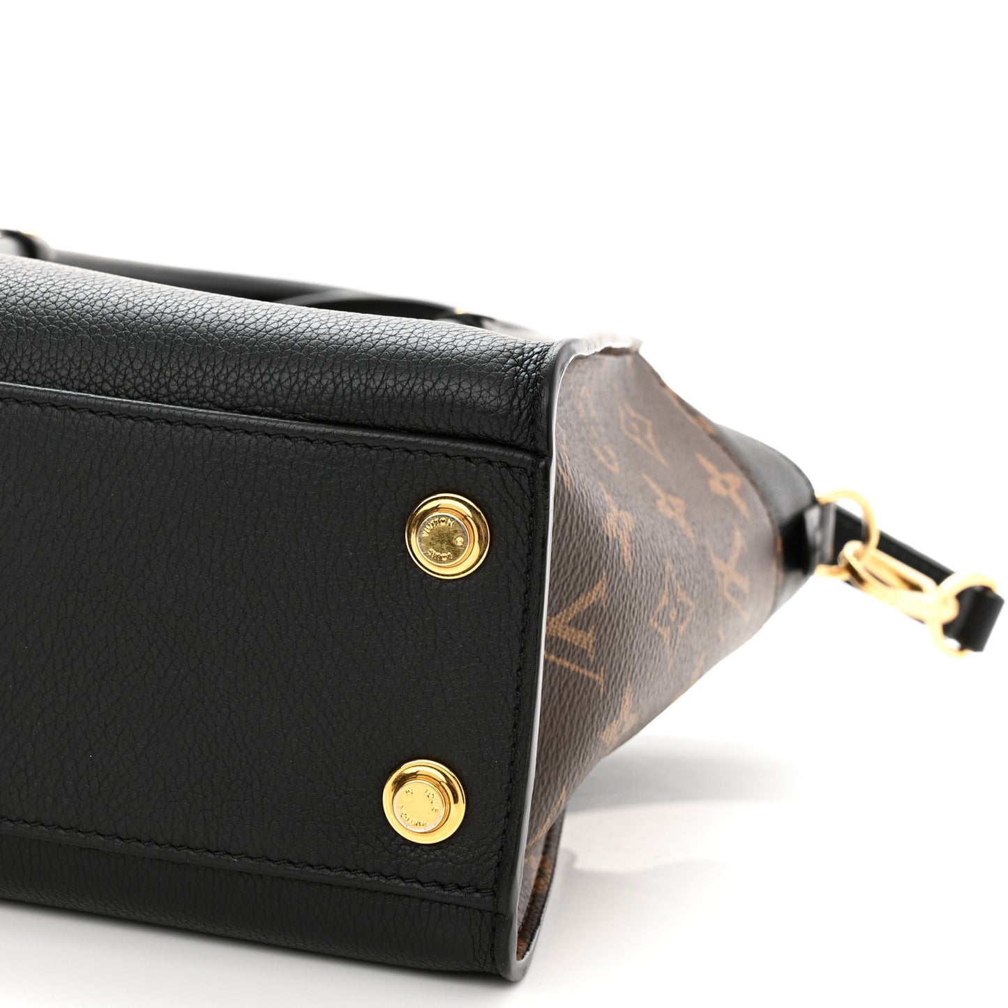 Calfskin Monogram On My Side PM Black