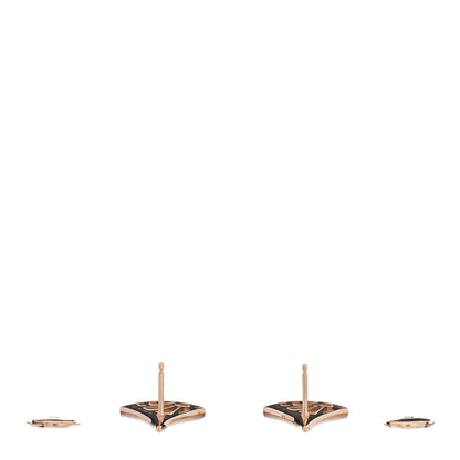Bulgari 18K Rose Gold Diamond Mother of Pearl Divas' Dream Stud Earrings 3 of 5