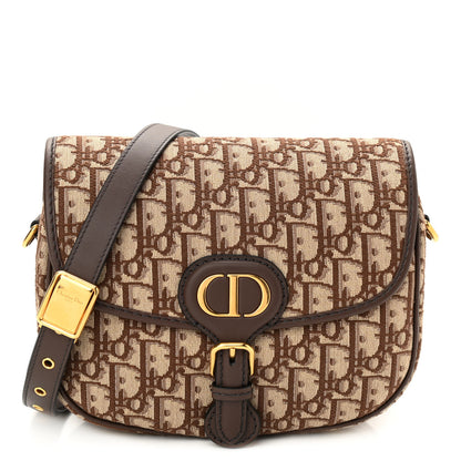 Christian Dior Oblique Medium Bobby Flap Brown 1 of 9