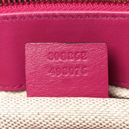 Gucci Vernice Naplack Small Soho Top Handle Satchel Uniform Red 7 of 10