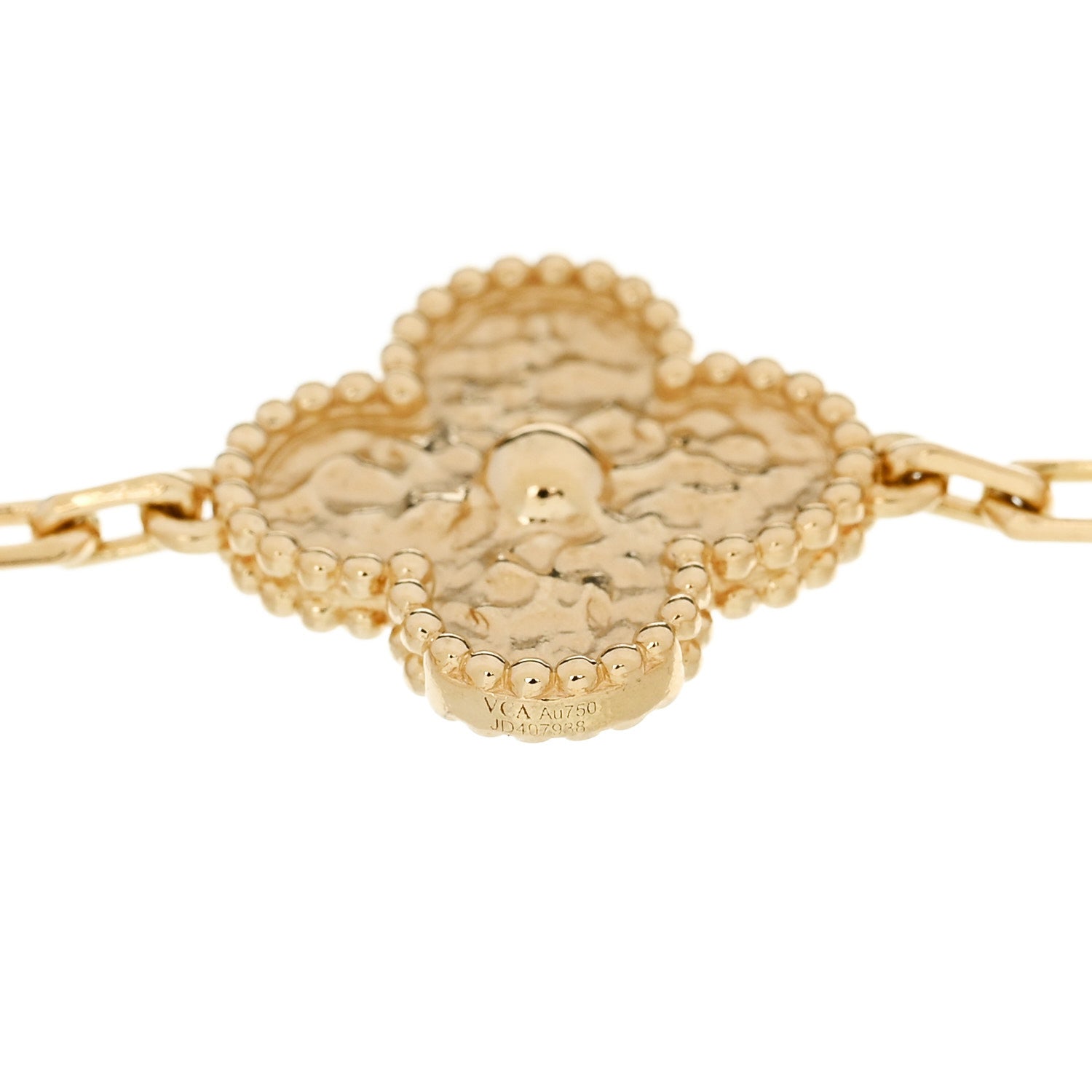 Van Cleef & Arpels 18K Yellow Gold 5 Motifs Vintage Alhambra