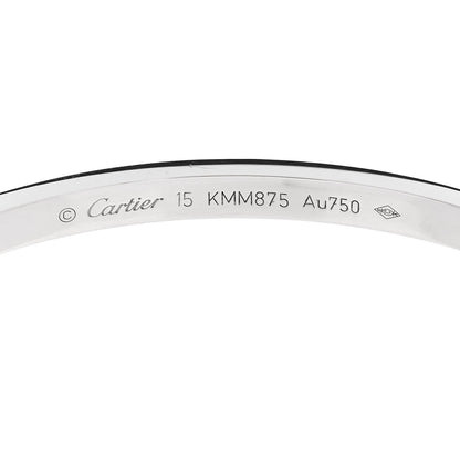 Cartier 18K White Gold 6 Diamond Small LOVE Bracelet 15 6 of 8