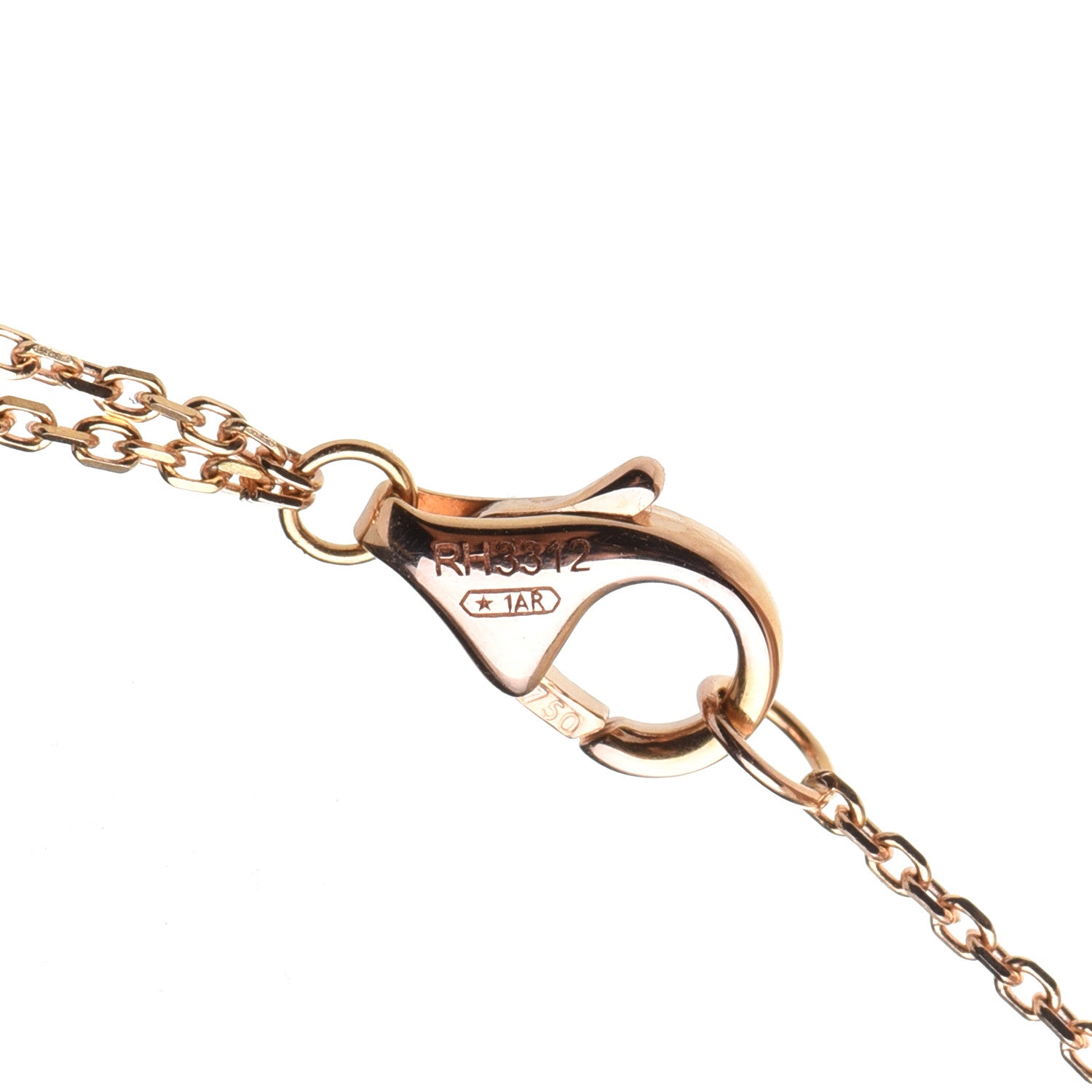 Cartier 18K Pink Yellow White Gold Trinity Double Chain Pendant Necklace 6 of 6