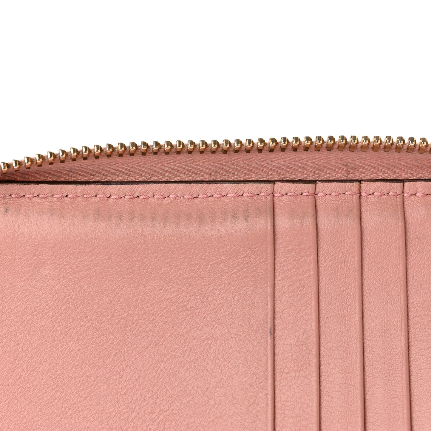Soft Microguccissima Zip Around Organizer Wallet Soft Pink