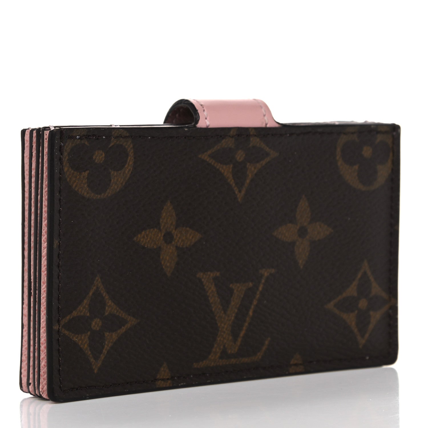 Louis Vuitton Monogram Gusset Card Holder Rose Ballerine 3 of 7