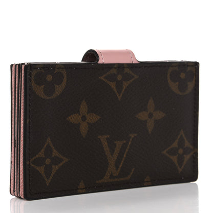 Louis Vuitton Monogram Gusset Card Holder Rose Ballerine 3 of 7
