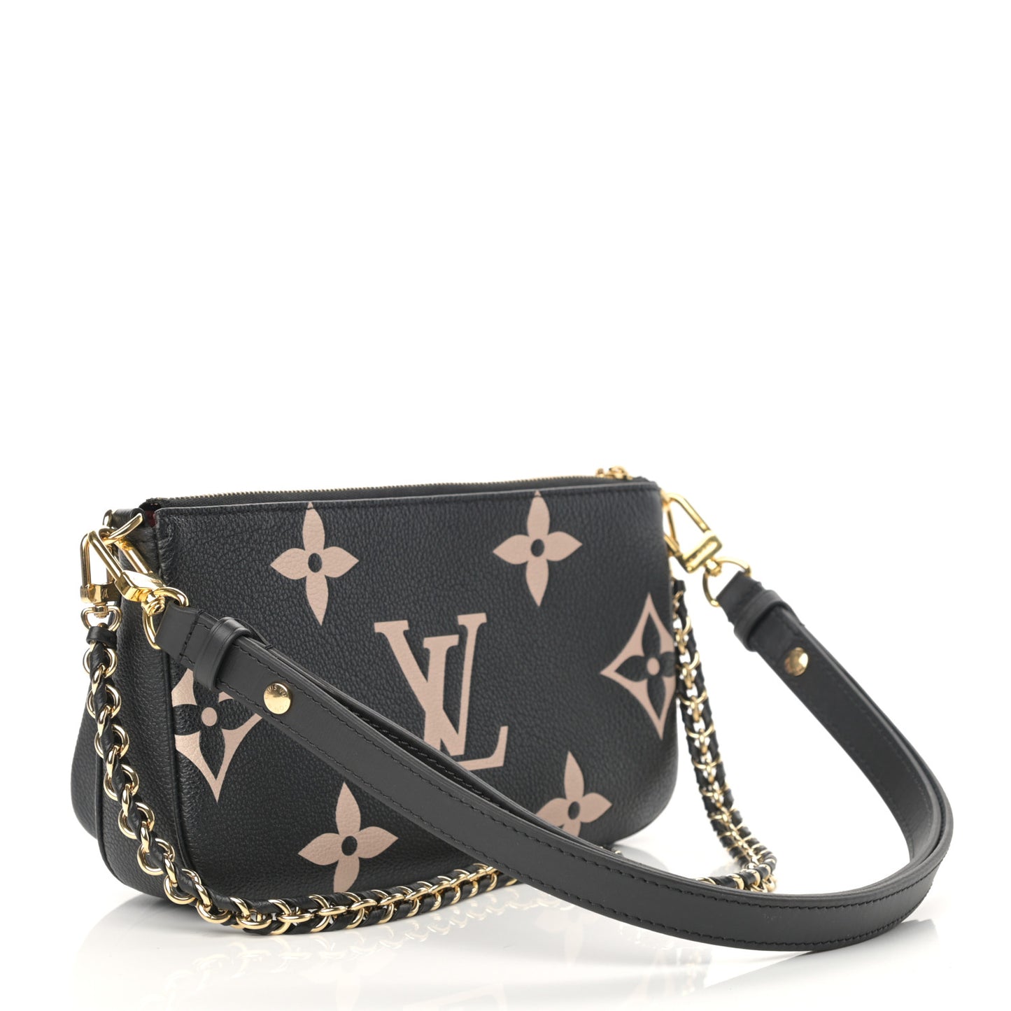 Empreinte Monogram Giant Multi Pochette Accessories Black Beige