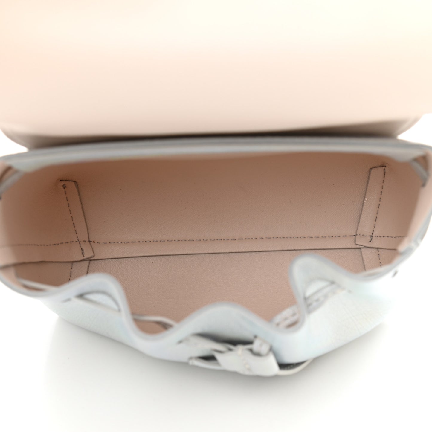 Iridescent Calfskin Mini Soft Lady Bag Iride