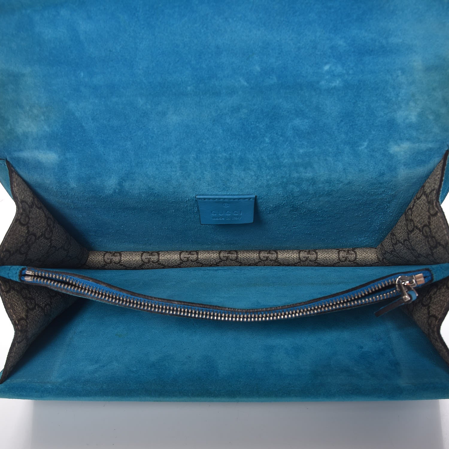 Gucci GG Supreme Monogram Small Dionysus Shoulder Bag Bright Turquoise 5 of 16