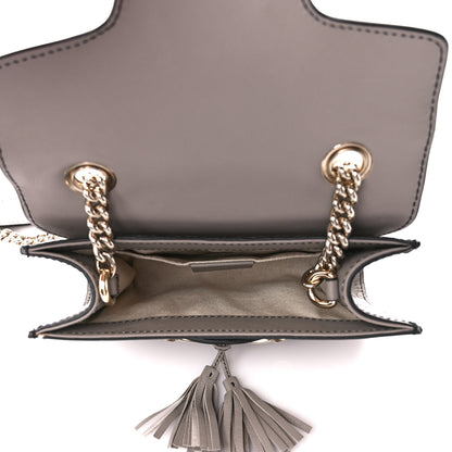 Gucci Guccissima Mini Emily Chain Shoulder Bag Storm Grey 5 of 12