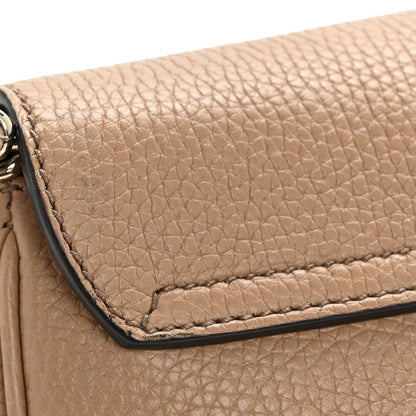 Gucci Pebbled Calfskin Medium Soho Flap Crossbody Camelia 11 of 12