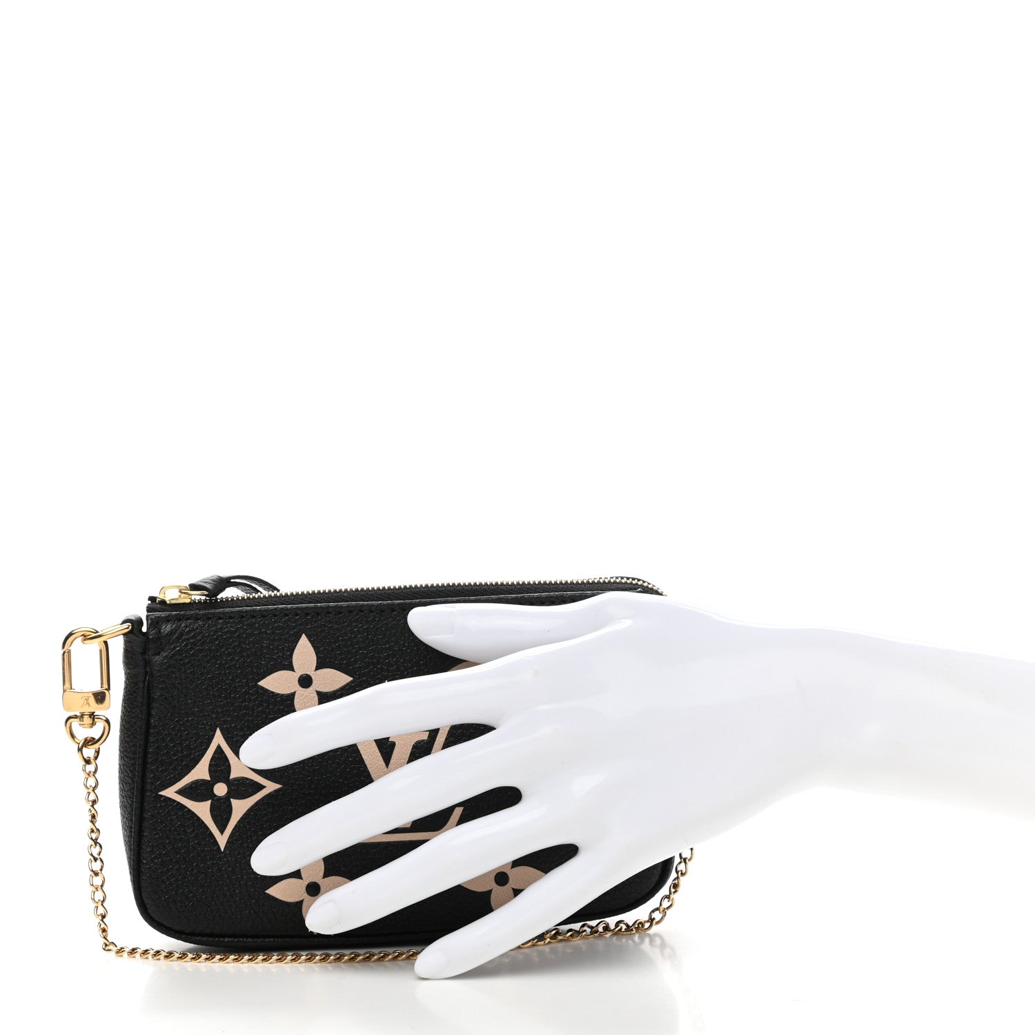 Louis Vuitton Empreinte Monogram Giant Mini Pochette Accessories Black 2 of 7