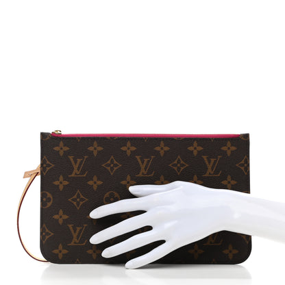 Louis Vuitton Monogram Neverfull MM GM Pochette Pivoine 2 of 6