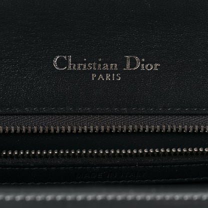 Christian Dior Metallic Patent Micro-Cannage Medium Diorama Flap Bag Silver 7 of 15