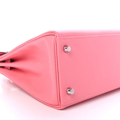 Hermes Evercolor Verso Kelly Retourne 28 Rose D'ete Terre Battue 7 of 8