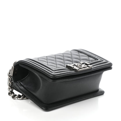 Chanel Caviar Quilted Small Boy Flap Black 4 of 9