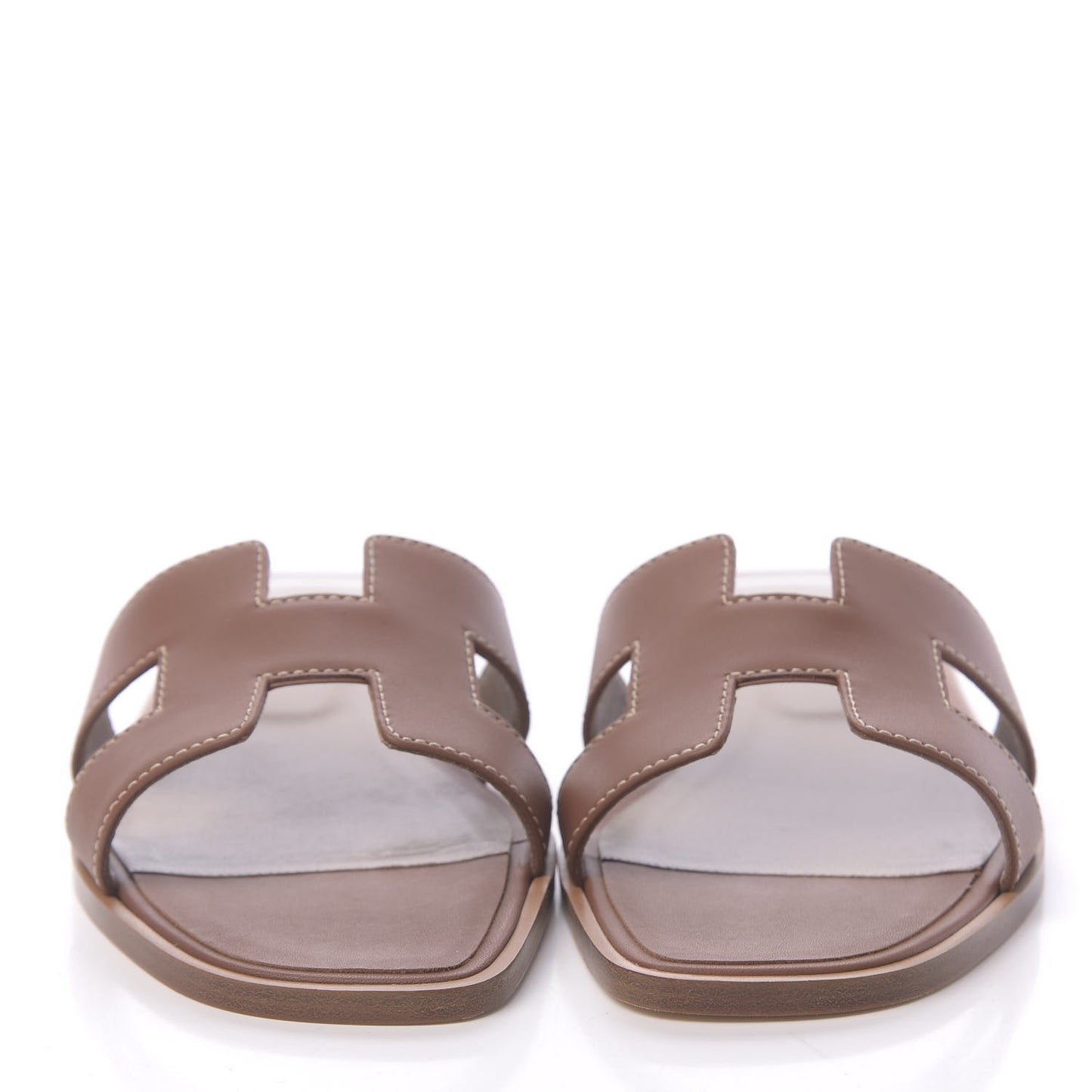 Box Calfskin Oran Sandals 36.5 Gold