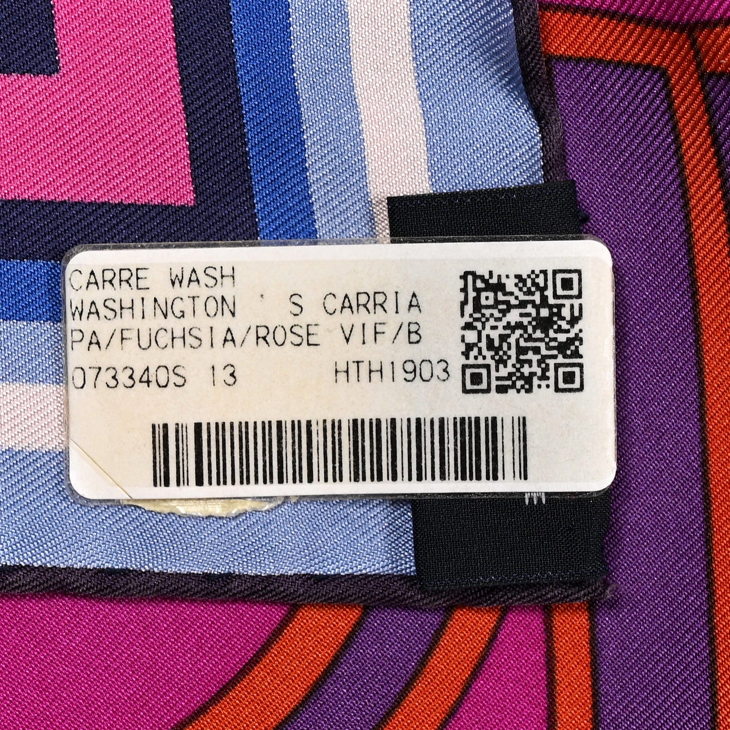 Hermes Silk Washingtons Carriage Scarf 90 Fuchsia Rose Vif 2 of 3
