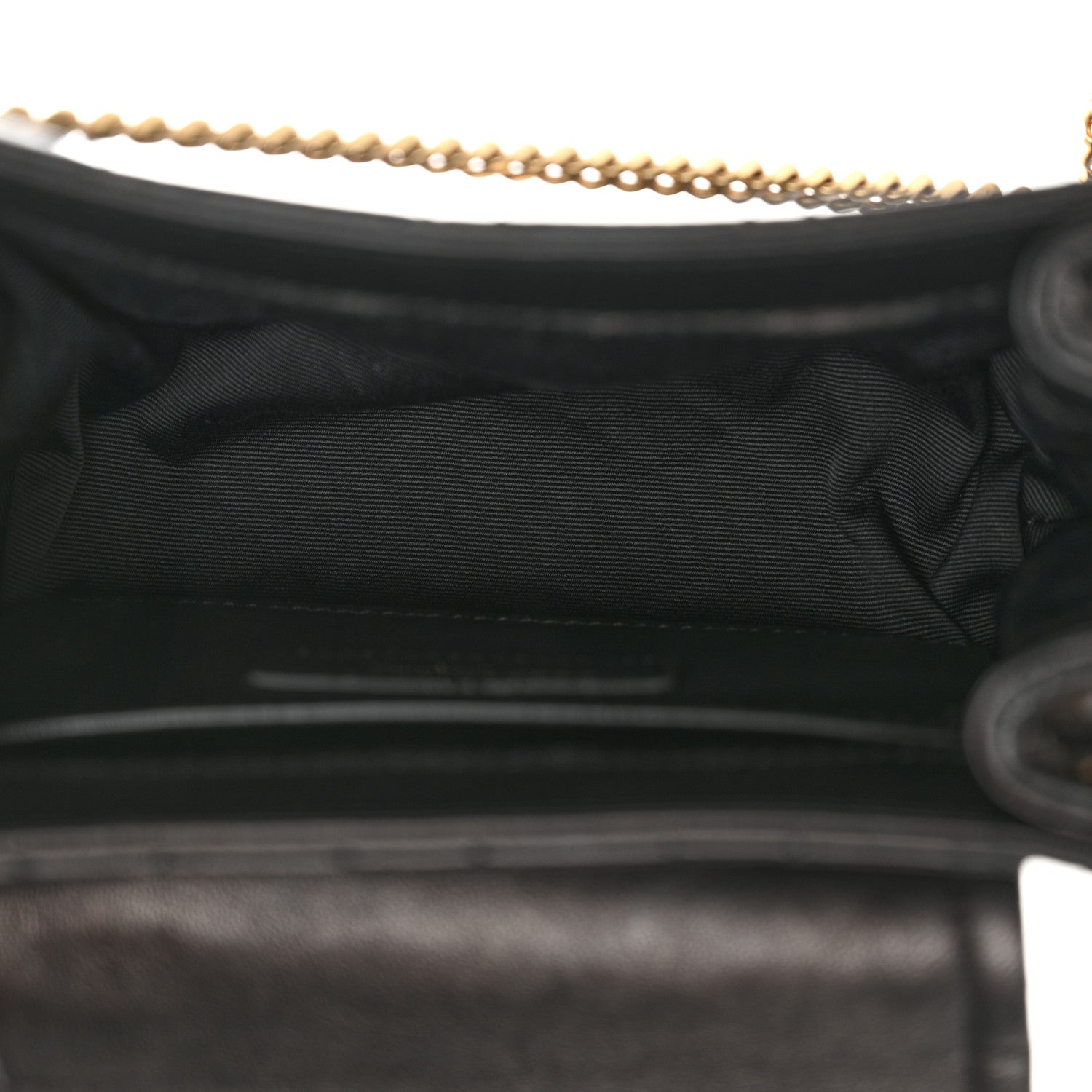 Saint Laurent Lambskin Quilted Monogram Mini Nolita Black 5 of 10