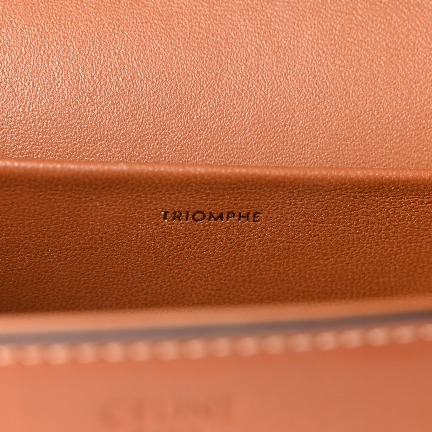 Celine Natural Calfskin Triomphe Shoulder Bag Tan 13 of 19