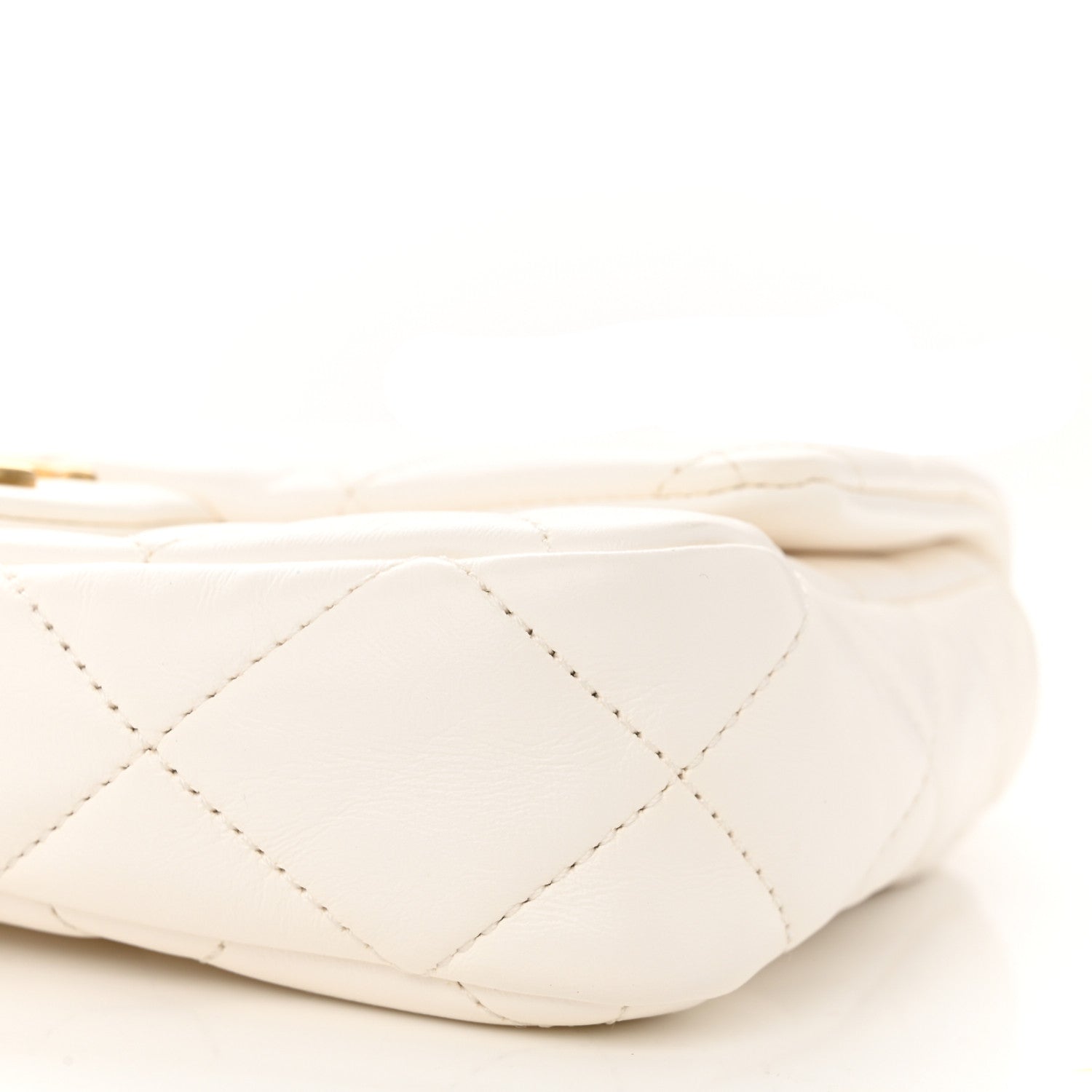 Chanel Lambskin Quilted Mini Funky Town Flap White 10 of 12