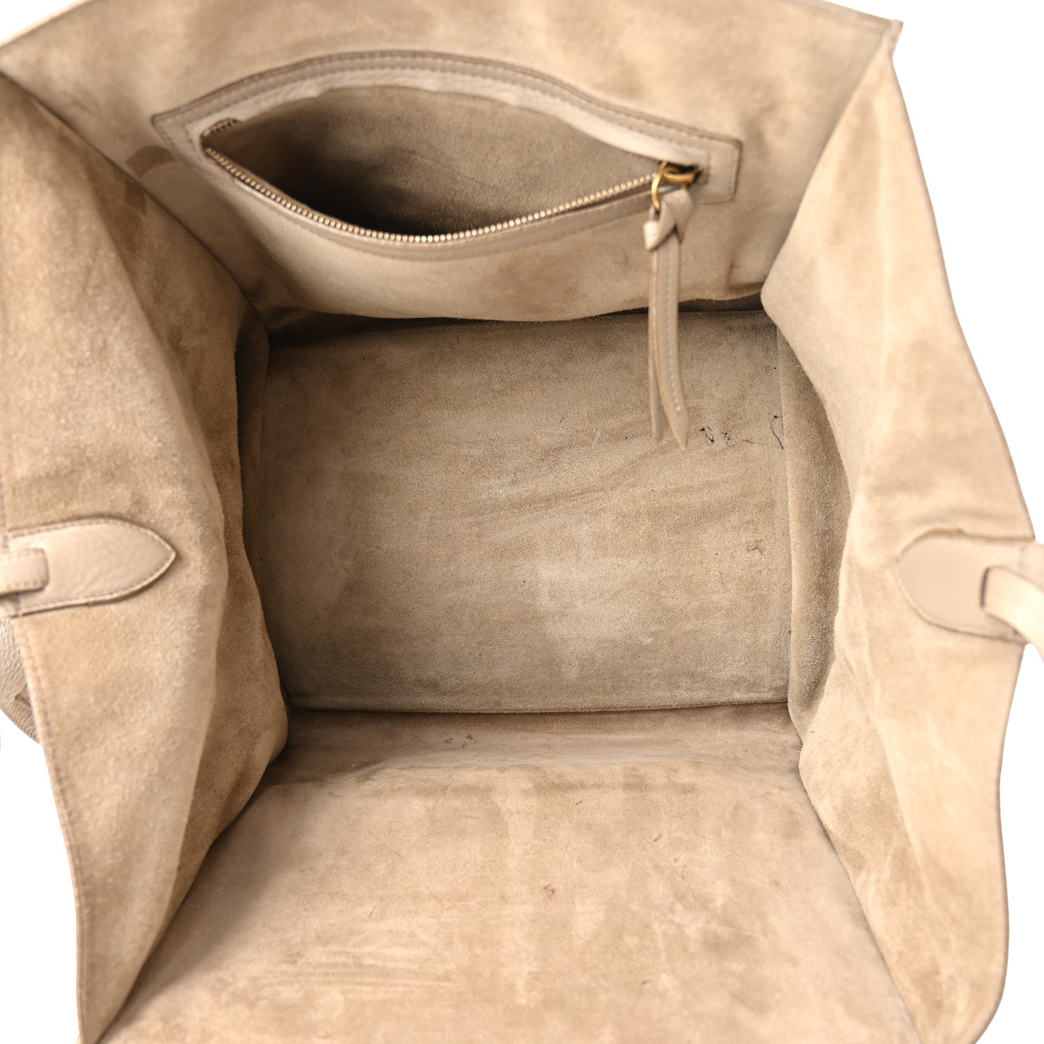 Celine Grained Calfskin Medium Phantom Luggage Dune 5 of 11