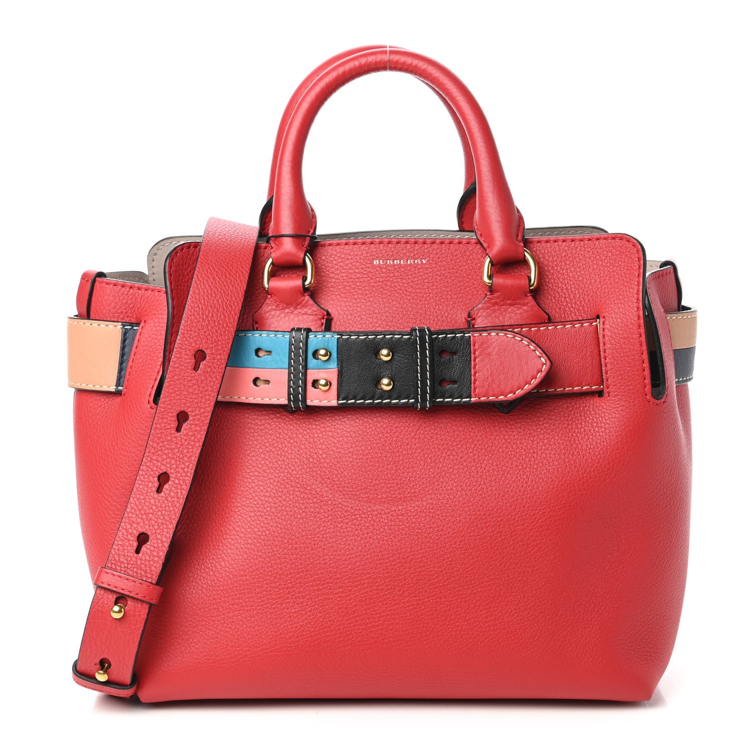 Burberry Soft Grain Calfskin Small Belt Bag Bright Military Red 1 of 10