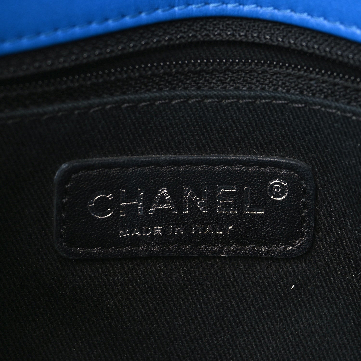 Chanel Patent Quilted Small Coco Shine Flap Blue 6 of 9