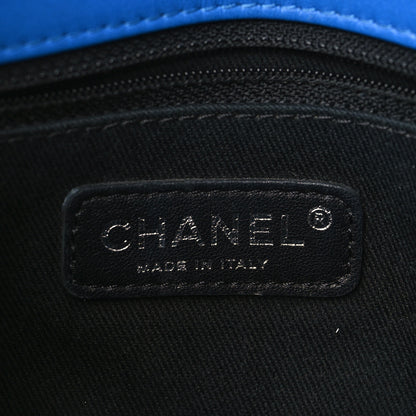 Chanel Patent Quilted Small Coco Shine Flap Blue 6 of 9