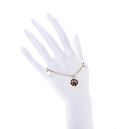 Hermes 18K Rose Gold Diamond PM Ex-Libris Bracelet SH 2 of 5