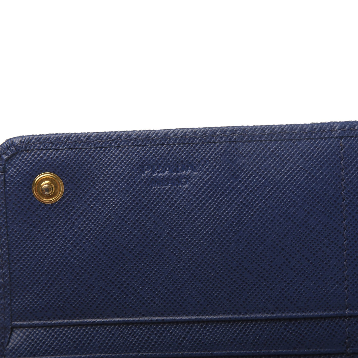 Saffiano Triangle Continental Flap Wallet Bleuette