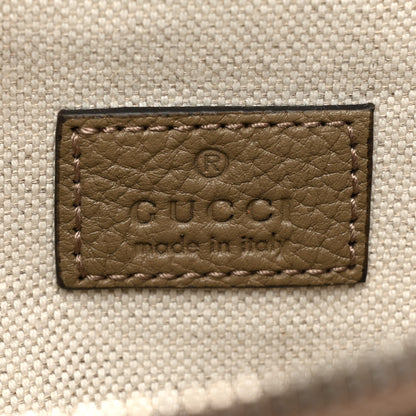 Gucci Piuma Calfskin Jumbo GG Embossed Small Belt Bag Good Taupe 6 of 10