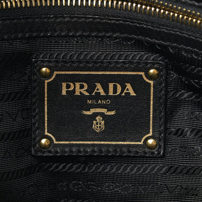 Prada Nappa Gaufre Tote Black 6 of 13