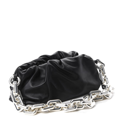 Bottega Veneta Calfskin The Pouch Chain Black 3 of 10